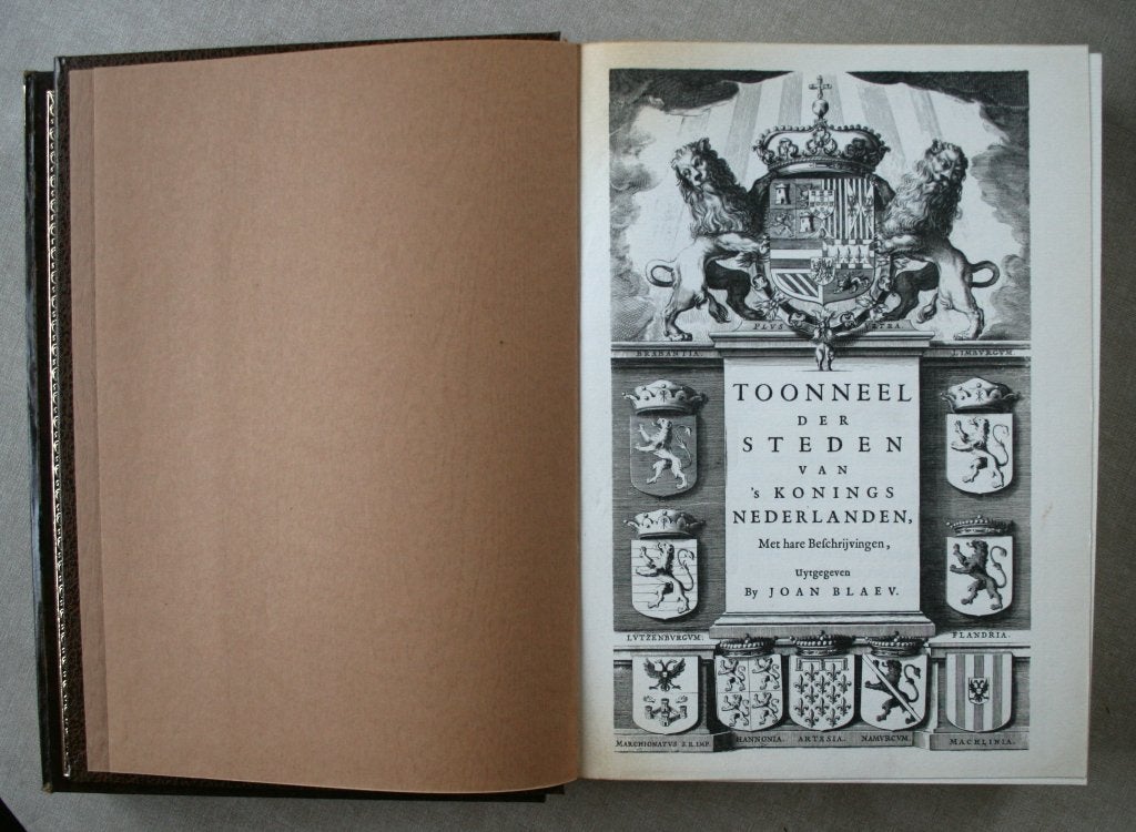 Toonneel der steden van ’s Konings Nederlanden. (17e eeuw), Boeken, Ophalen of Verzenden, 17e en 18e eeuw, Gelezen, Joan Blaeu