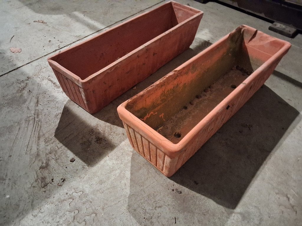 jardinières en terre cuite, Moins de 30 cm, Enlèvement, Utilisé, 60 à 100 cm