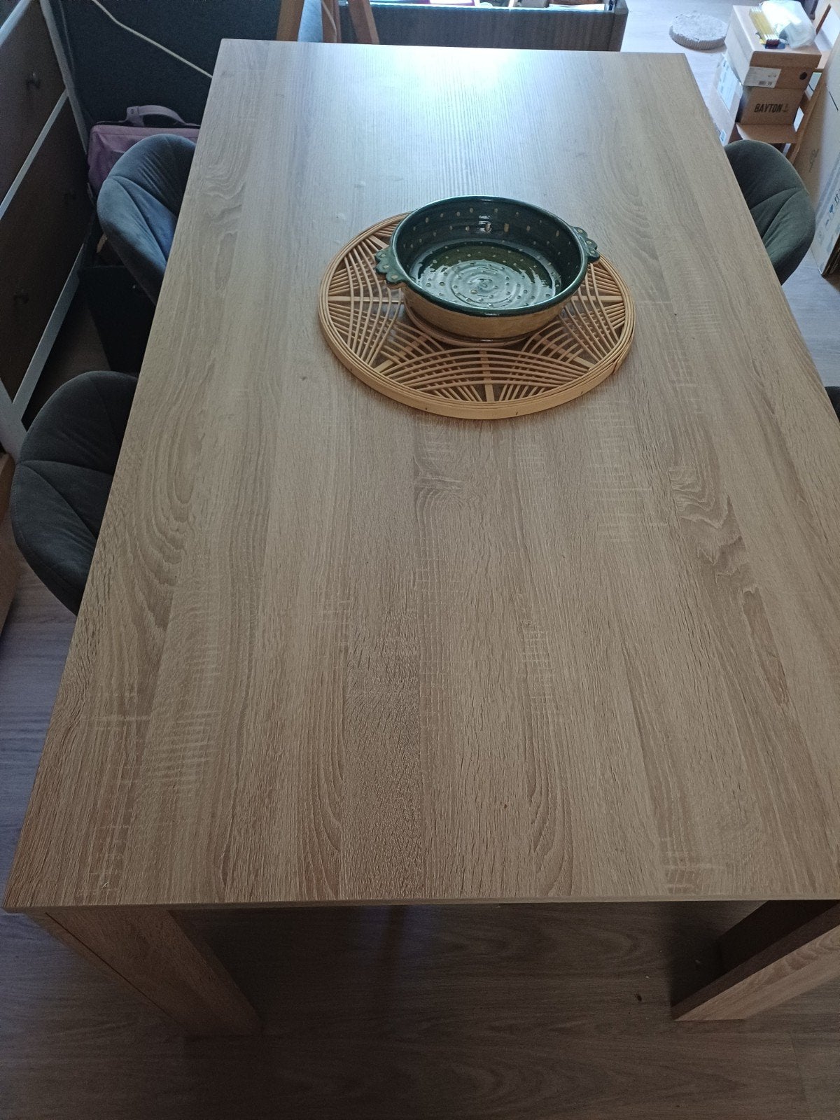 Table de salle à manger Livarno (Lidl) – 160  90 x 75, Maison & Meubles, Enlèvement, Chêne