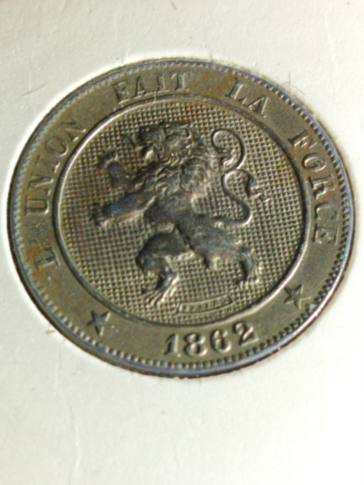 5 c 1862 pr Leopold 1, Postzegels en Munten, Munten | België, Ophalen of Verzenden