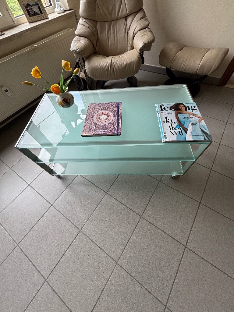 Salontafel rechthoekig,1 meter lang,hoogte 47 cm,diepte 50cm, Huis en Inrichting, Tafels | Salontafels, Ophalen, Minder dan 50 cm