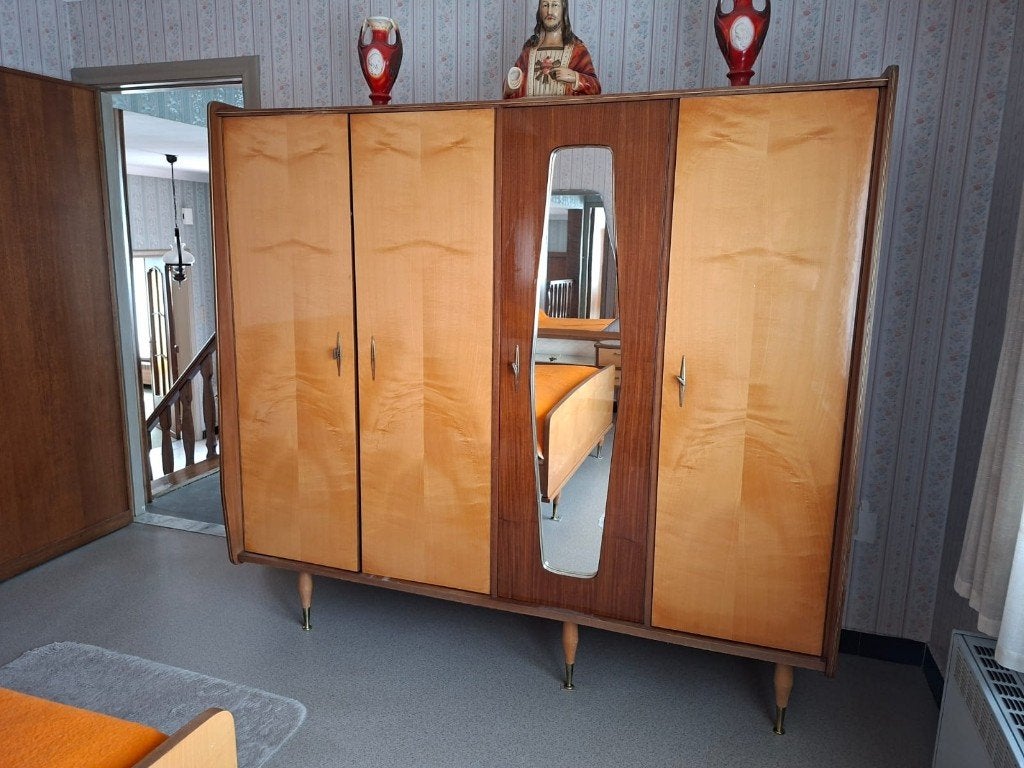 Volledige slaapkamer: mid‑century (jaren ’50–’70), Huis en Inrichting, Slaapkamer | Complete slaapkamers, Ophalen, Gebruikt