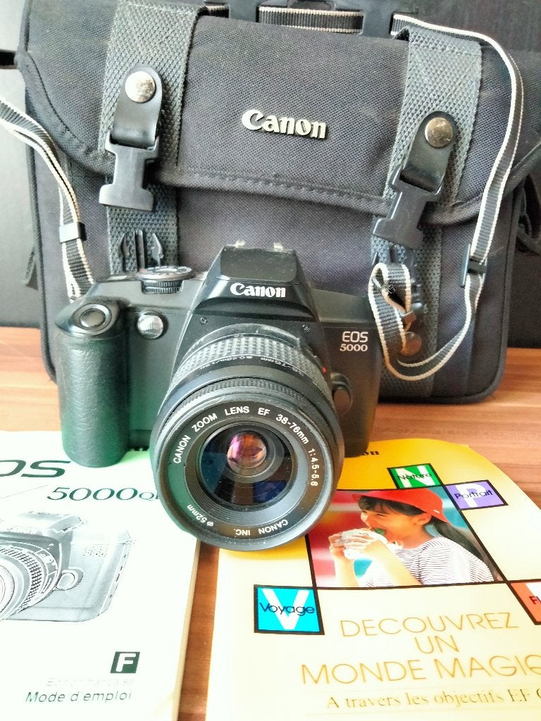 Apareil photo  EOS 5000 + Objectif EF 38-76mm, Audio, Tv en Foto, Ophalen of Verzenden, Gebruikt, Spiegelreflex, Canon