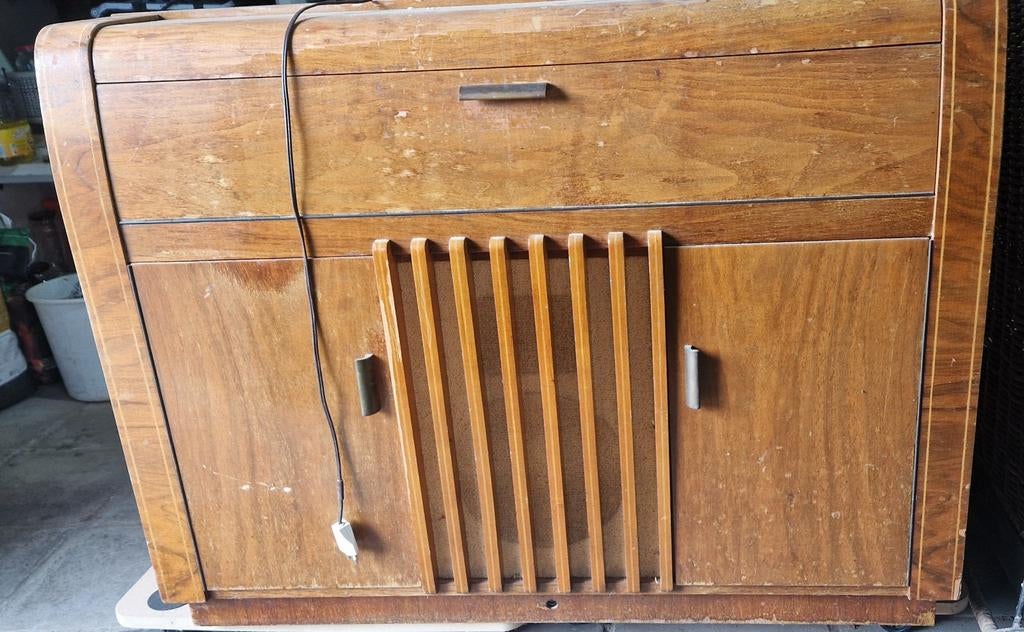 Oude Siemens radio te restaureren, Ophalen
