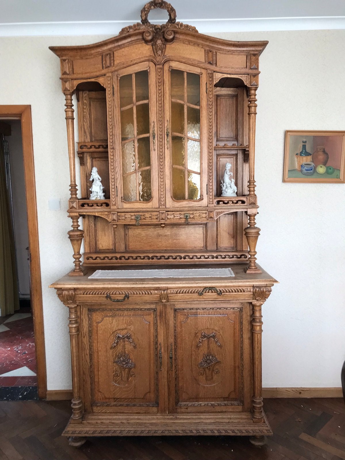 Meuble de buffet en bois ancien, Enlèvement