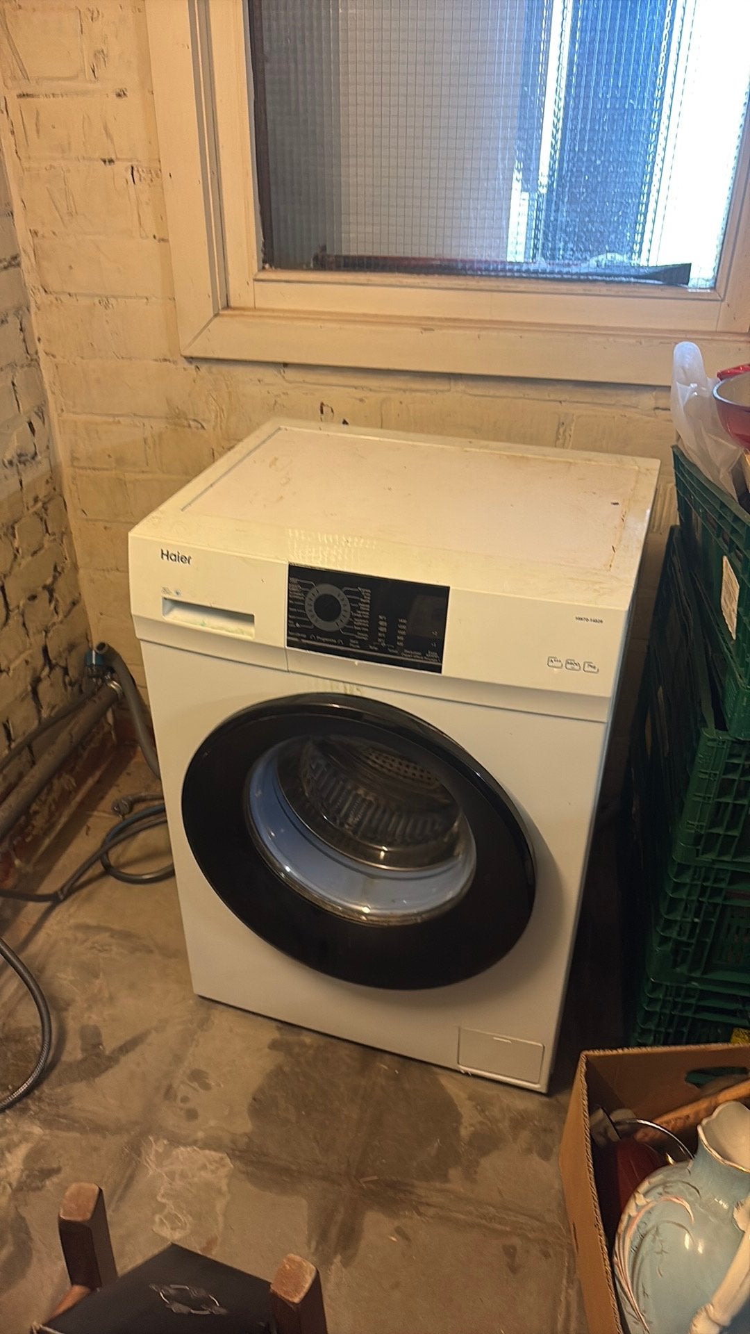 Haier wasmachine, Elektronische apparatuur, Wasmachines, Ophalen, Zo goed als nieuw