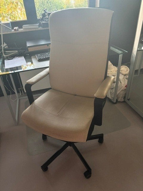 chaise de bureau, Beige, Enlèvement, Utilisé, Chaise de bureau