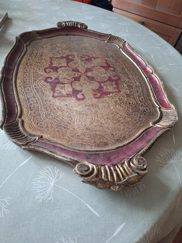 Vintage dienblad, Antiek en Kunst, Ophalen