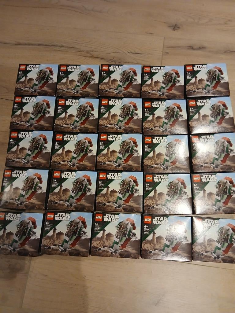 25x LEGO Star Wars Boba Fett's Starship Microfighter 75344, Ophalen of Verzenden, Lego