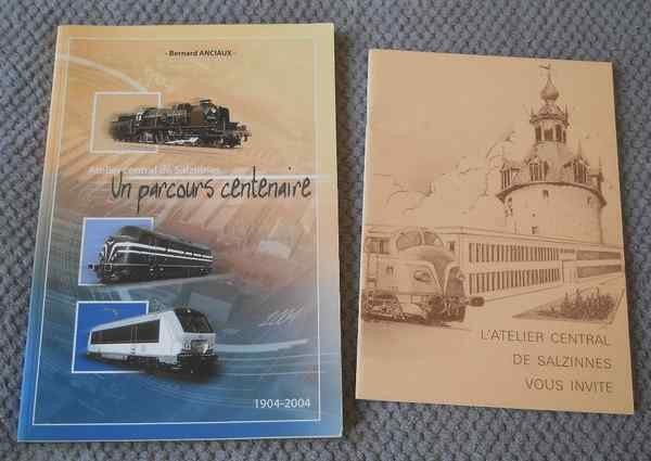 Atelier central de Salzinnes , parcours centenaire - Namur, Enlèvement ou Envoi, Utilisé, Train, Livre ou Revue