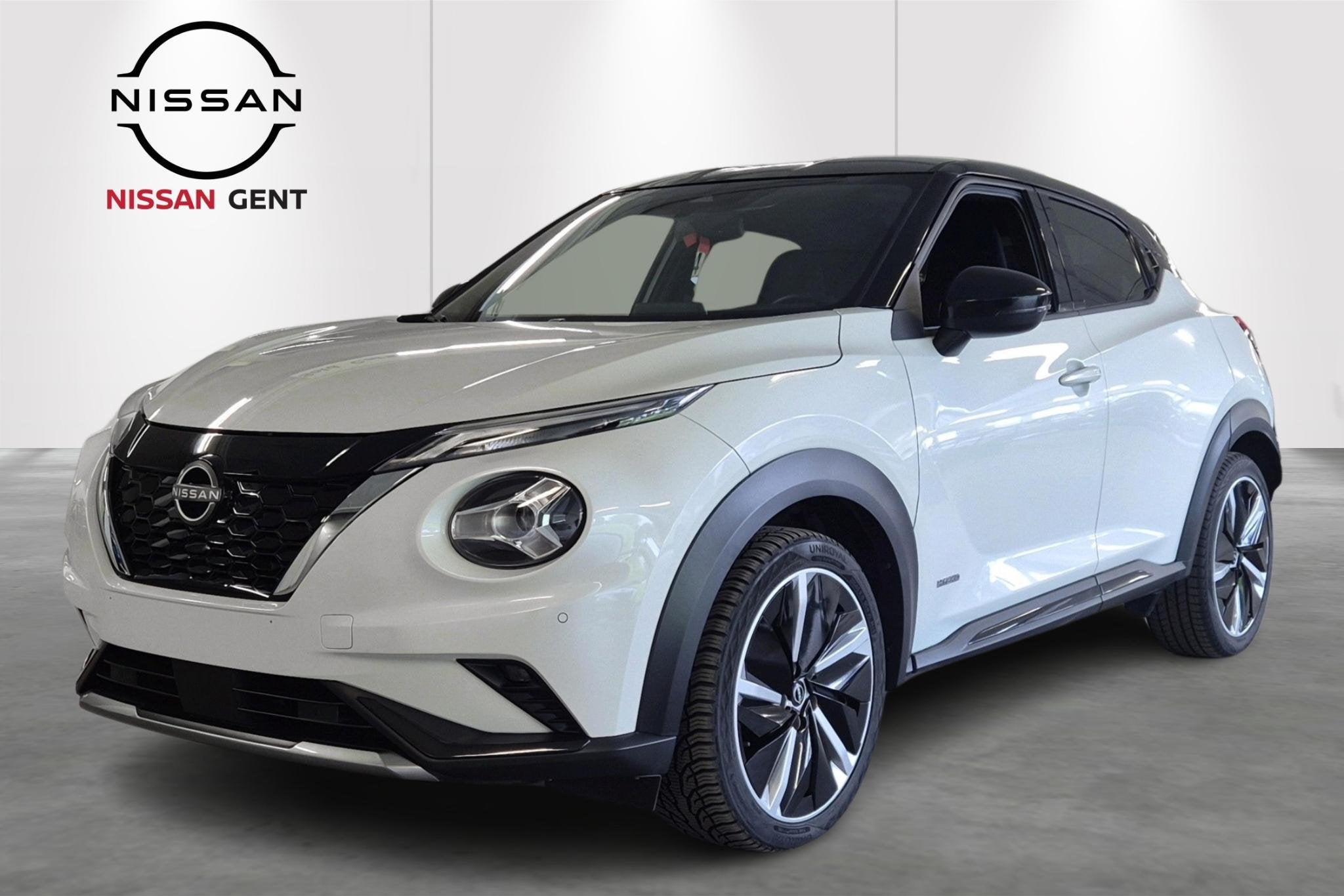 Nissan Juke 1.6 Hybrid 145 N-Design Automaat/Camera achteraa, Auto's, Nissan, Stof, 750 kg, 4 cilinders, https://public.car-pass.be/vhr/cb071481-08a2-4c93-95a0-491c3c8e4d1b