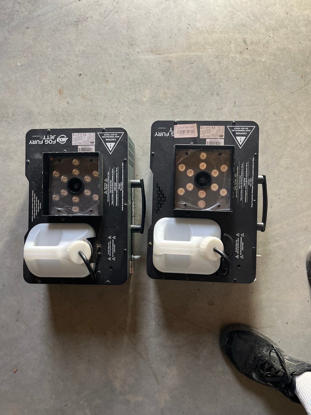 2 rookmachines, Ophalen, Zo goed als nieuw