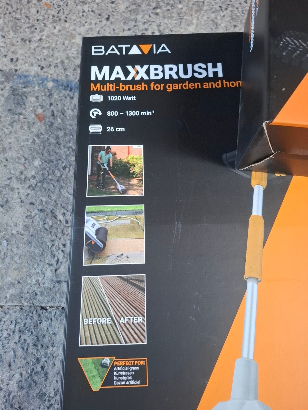 Maxbrush, Ophalen
