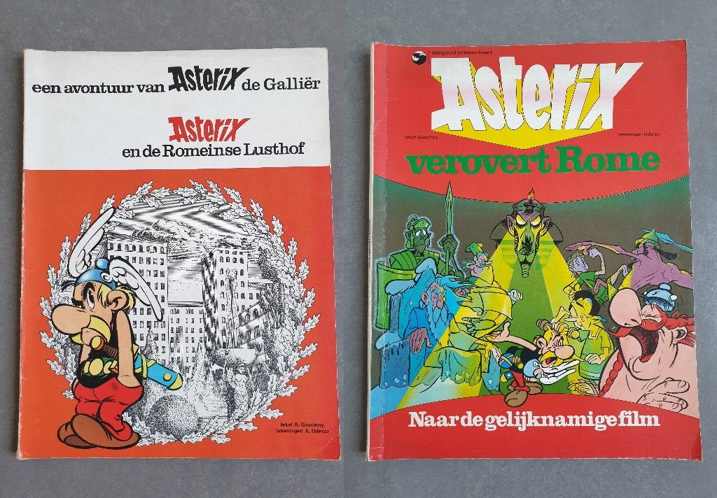 2 strips van Asterix (eerste druk), Boeken, Ophalen of Verzenden