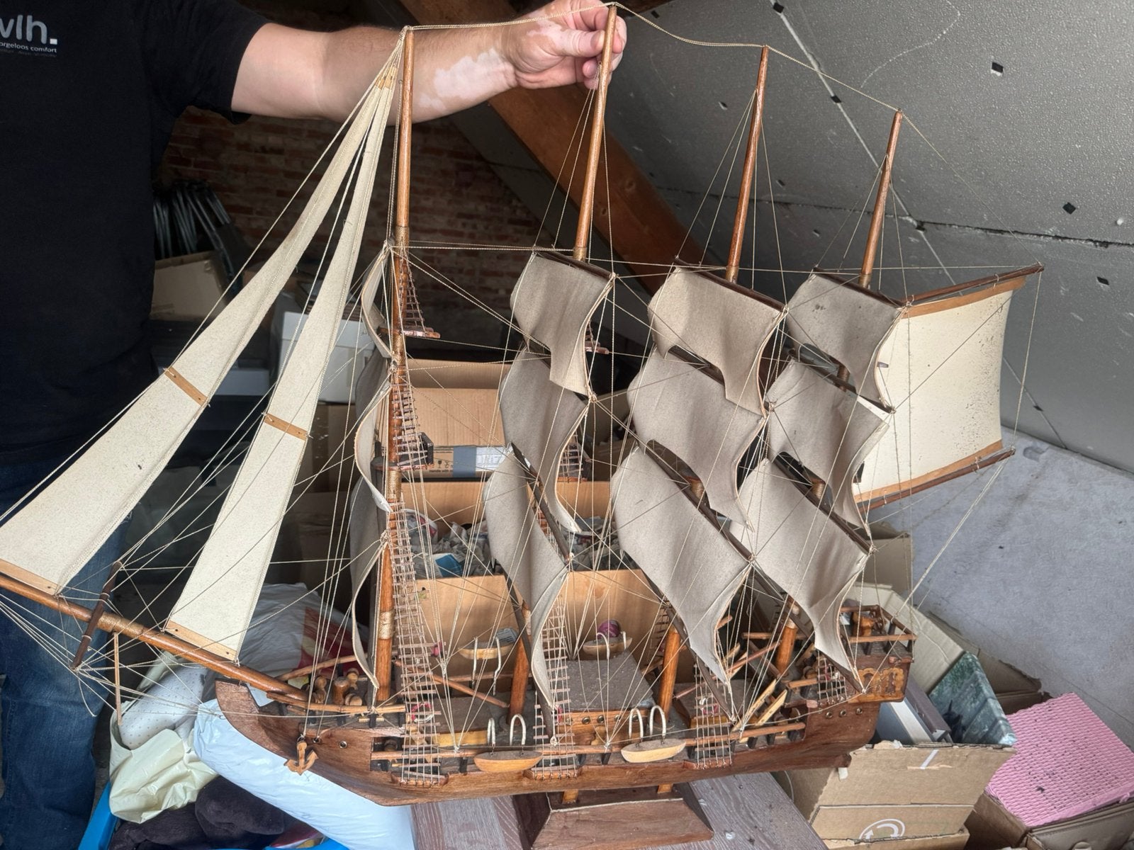 Miniatuurschip, Ophalen, Gebruikt