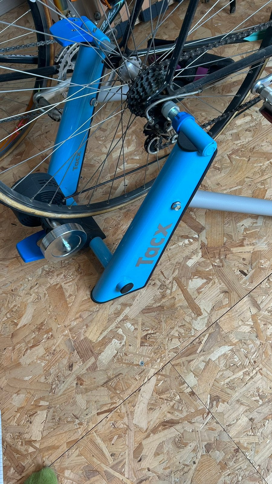 Tacx rollentrainer, Ophalen, Gebruikt