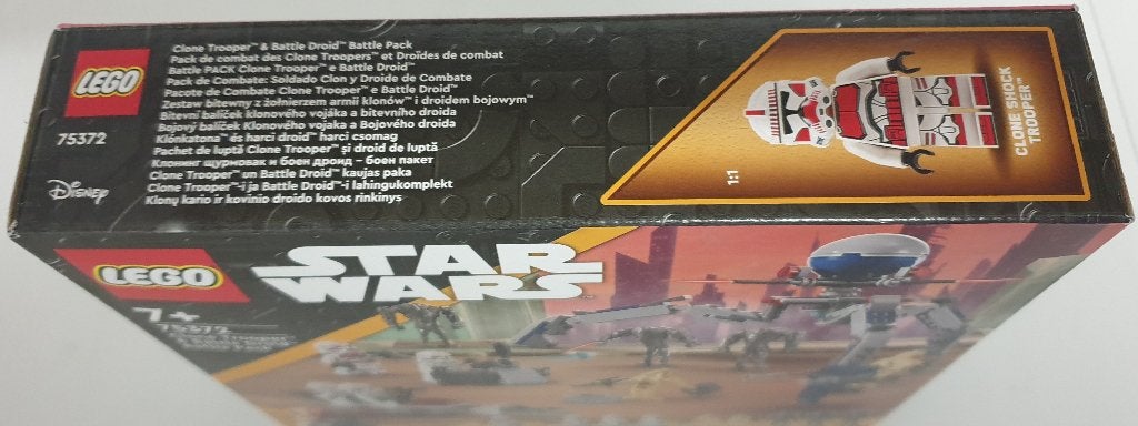 LEGO 75372 Clone Trooper & Battle Droid – Battle Pack - NEUF, Neuf, Lego, Ensemble complet, Pièces supplémentaires incluses