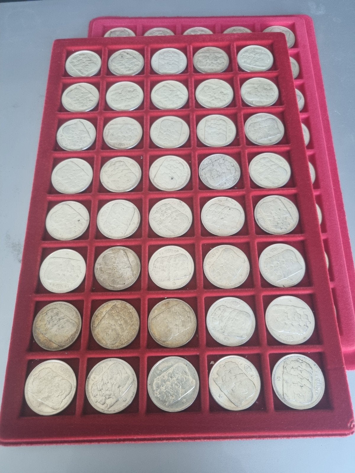 100 franks 4 koningen, Timbres & Monnaies, Enlèvement, Belgique, Monnaie en vrac, Argent