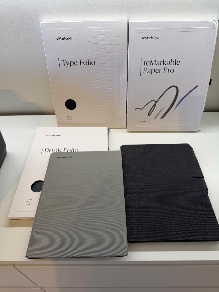 Remarkable Paper Pro - Book folio + TYPE folio + Marker Plus, Informatique & Logiciels, 10 pouces ou plus, Comme neuf, Enlèvement
