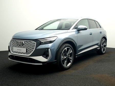 Audi Q4 e-tron S-LINE - 82 KWH - 286 PK, Auto's, Automaat, Blauw, https://public.car-pass.be/vhr/97a65bf6-f907-400d-bd6f-c721c22d8af4