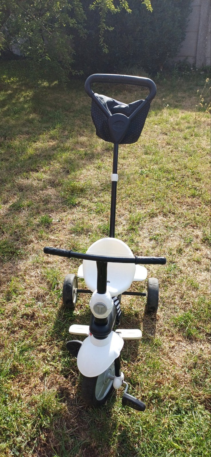 Vélo enfant Smartrike Vanilla Plus Black and White, Ophalen, Gebruikt, Duwstang