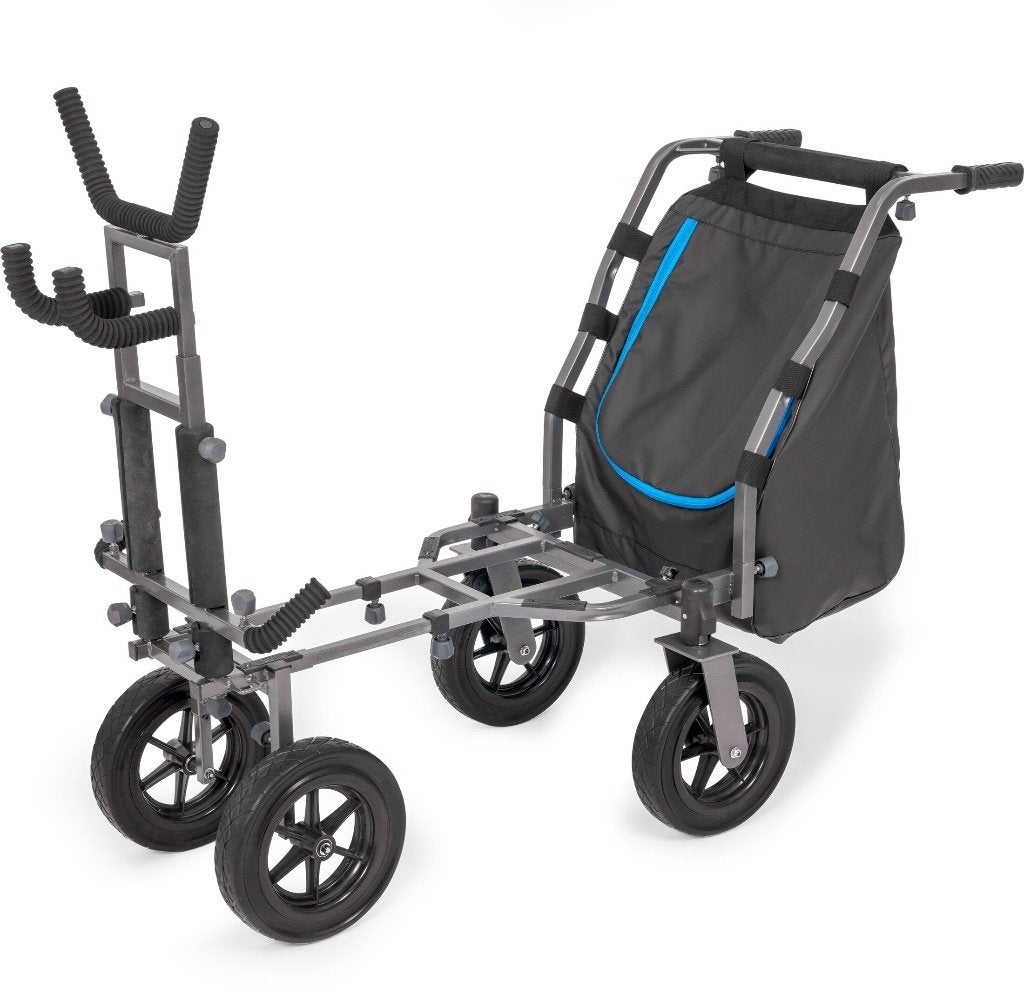 PRESTON 4 WHEEL TRANSPORTER, Watersport en Boten, Hengelsport | Algemeen, Ophalen, Zo goed als nieuw, Overige typen