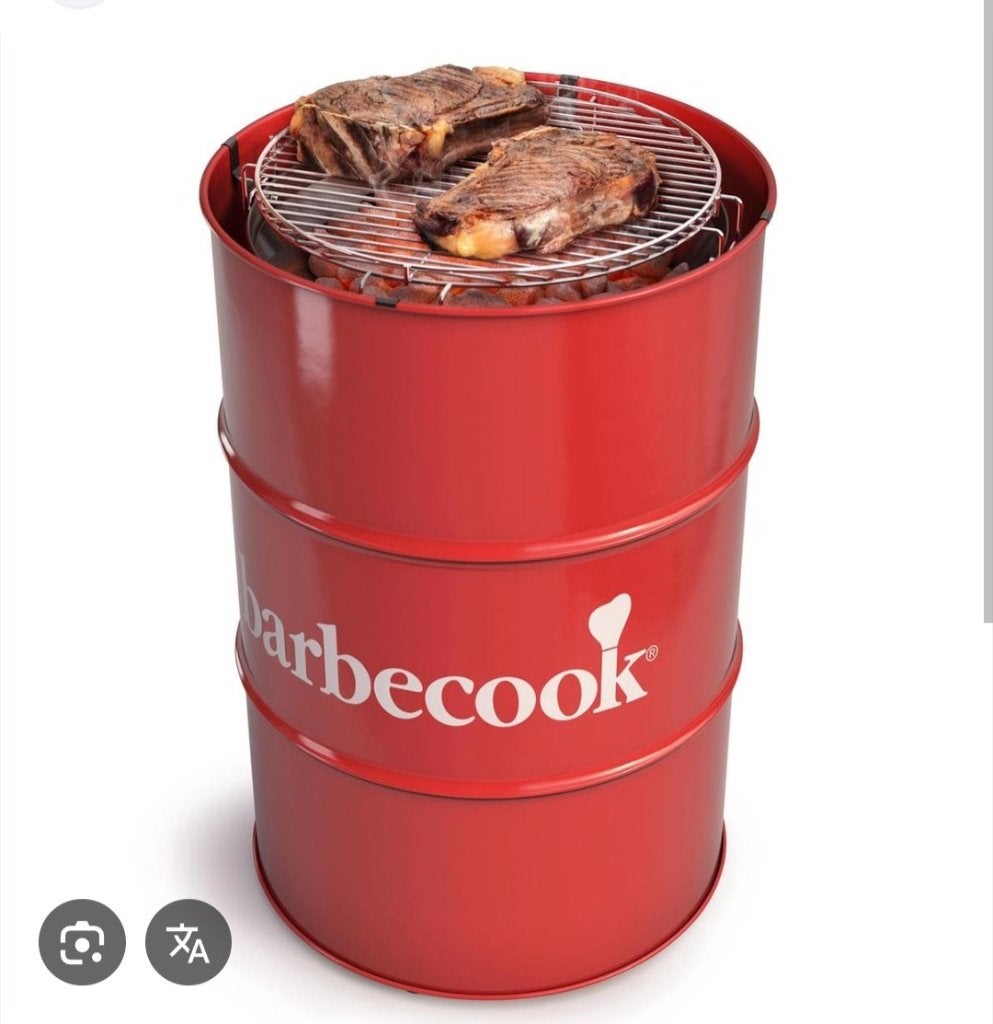 Edson barbecook houtskool BBQ rood ongebruikt, Tuin en Terras, Ophalen, Nieuw, Barbecook, Met accessoires
