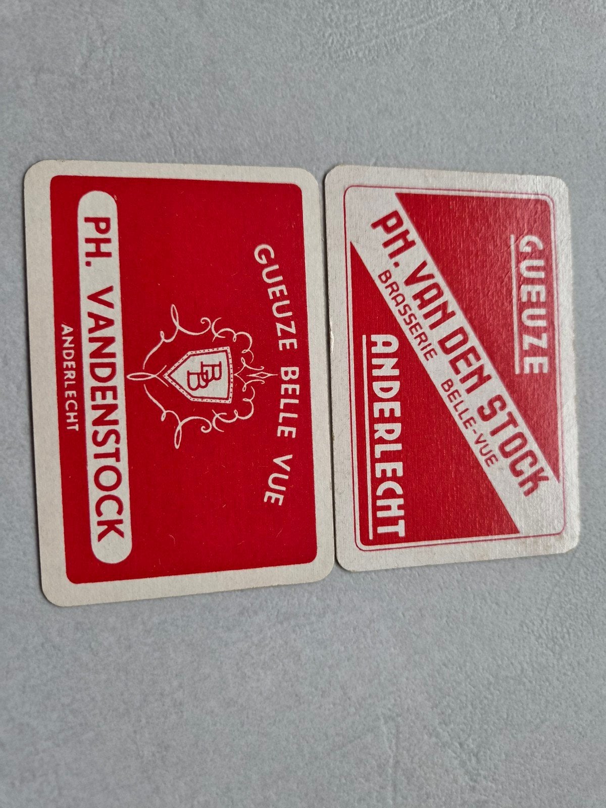 2 speelkaarten belle-vue, Enlèvement ou Envoi