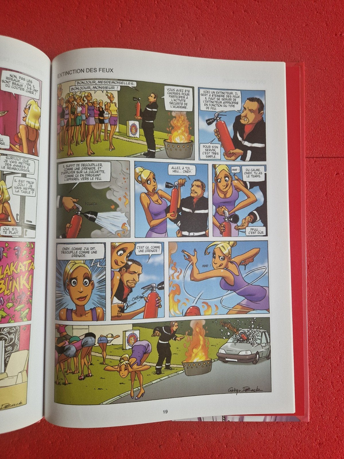 bd les blondes 9, Enlèvement ou Envoi