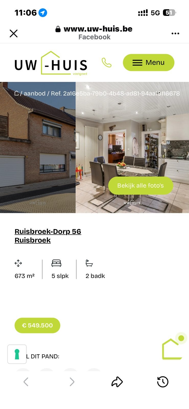 Bakkerijpand te koop in ruisbroek, Immo, Woning met bedrijfsruimte, 5 kamers, Provincie Oost-Vlaanderen