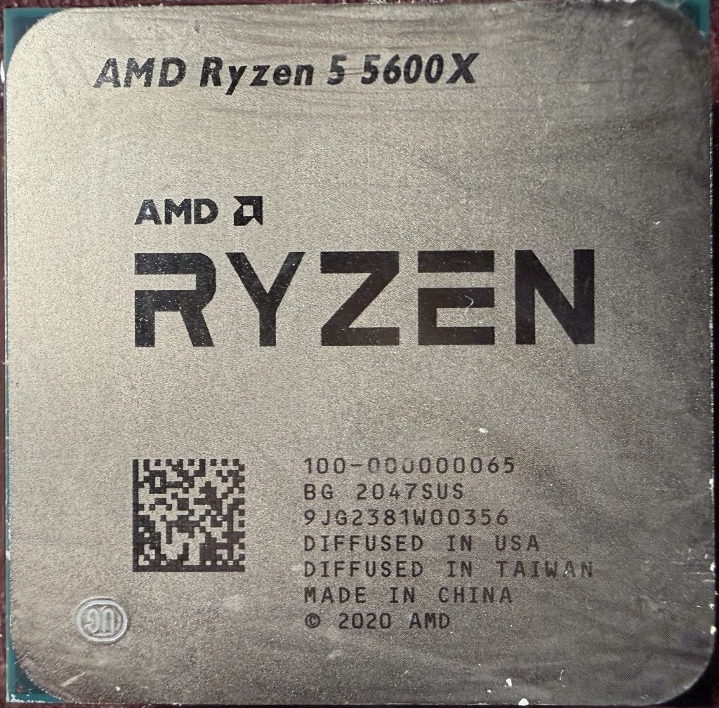 AMD Ryzen 5 5600X processor, Computers en Software, 6-core, Gebruikt, Socket AM4, 3 tot 4 Ghz