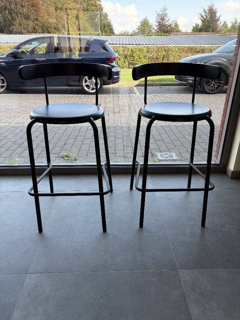 Barkruk, Ophalen, Nieuw, Zwart, Twee