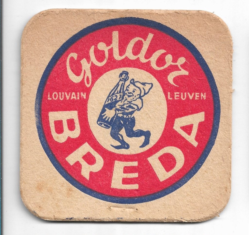 sous-bock Goldor Breda, Verzamelen, Ophalen of Verzenden, Gebruikt, Viltje(s)