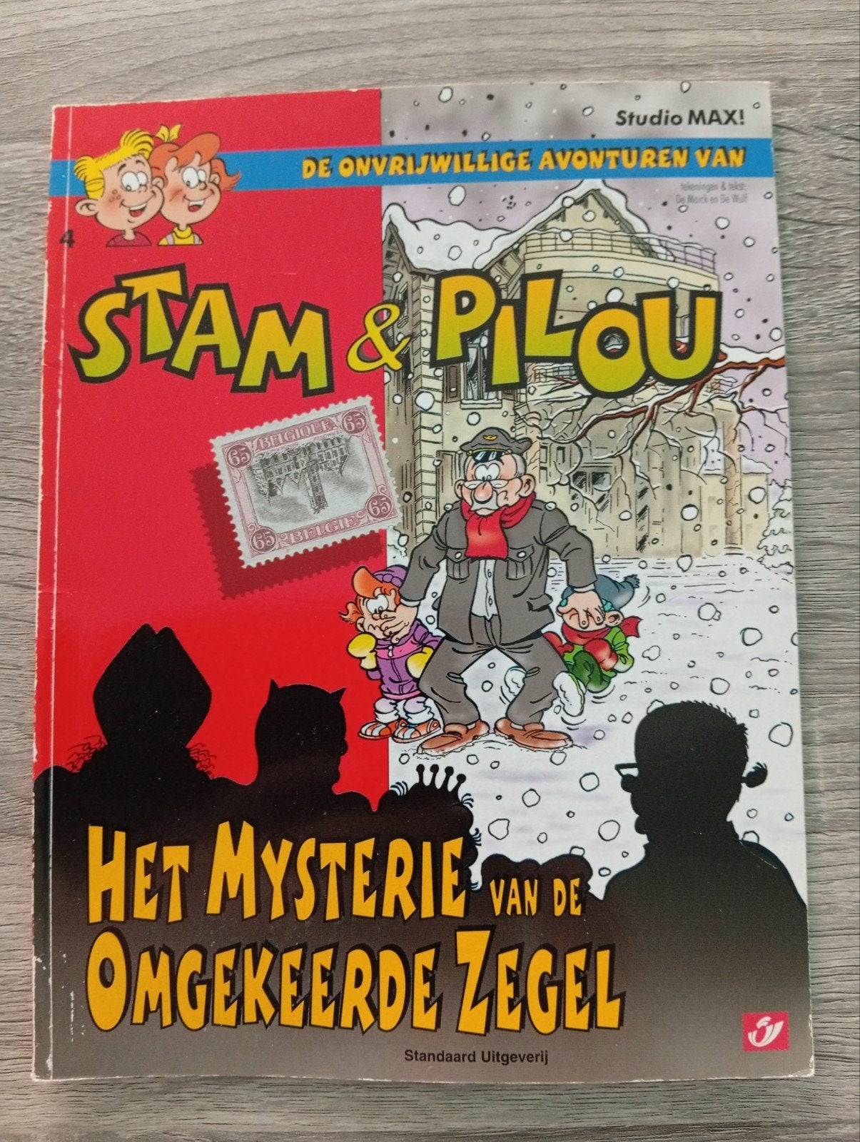 stam en pilou het Mysterie van de omgekeerde zegel strip, Boeken, Stripverhalen, Eén stripboek, Ophalen of Verzenden, Gelezen