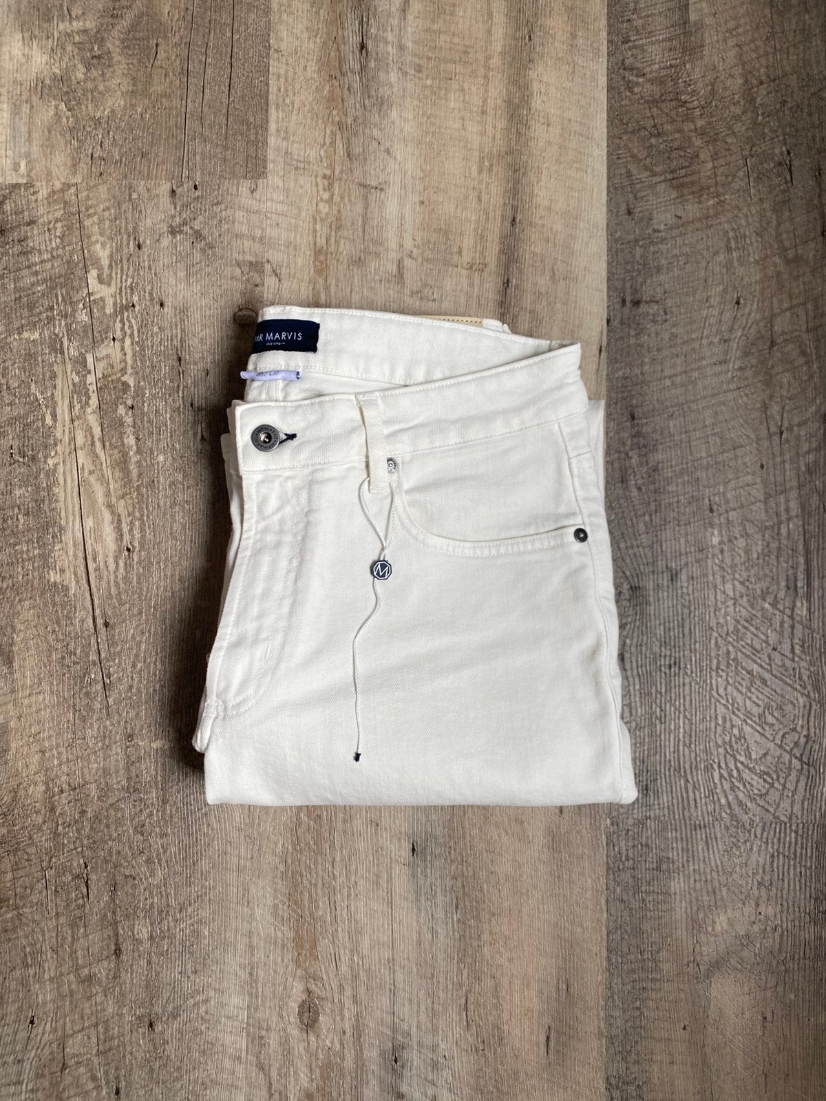 Mr. Marvis. Five-Pocket, W32-L32, Verzenden, Nieuw, Maat 46 (S) of kleiner, Wit