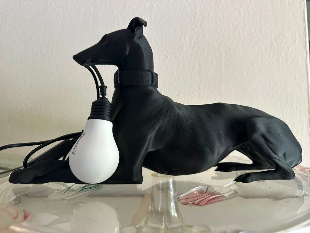 lampje usb  windhond greyhound whippet, Enlèvement ou Envoi, Noir