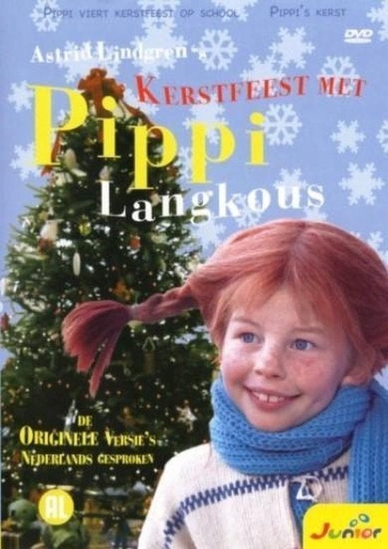 Dvd - Kerstfeest met Pippi Langkous, Cd's en Dvd's, Ophalen of Verzenden, Kerst