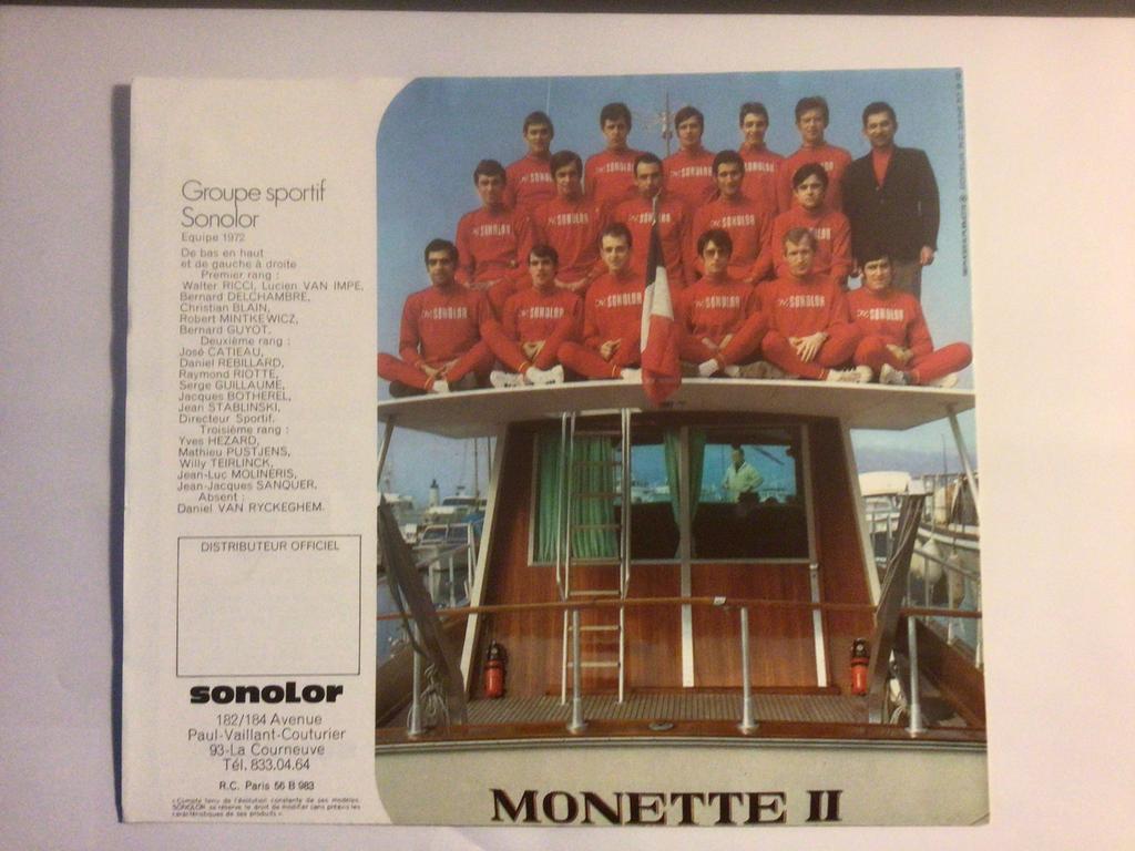 Wielerkaart 1972  team sonolor lucien van impe, Envoi, Comme neuf
