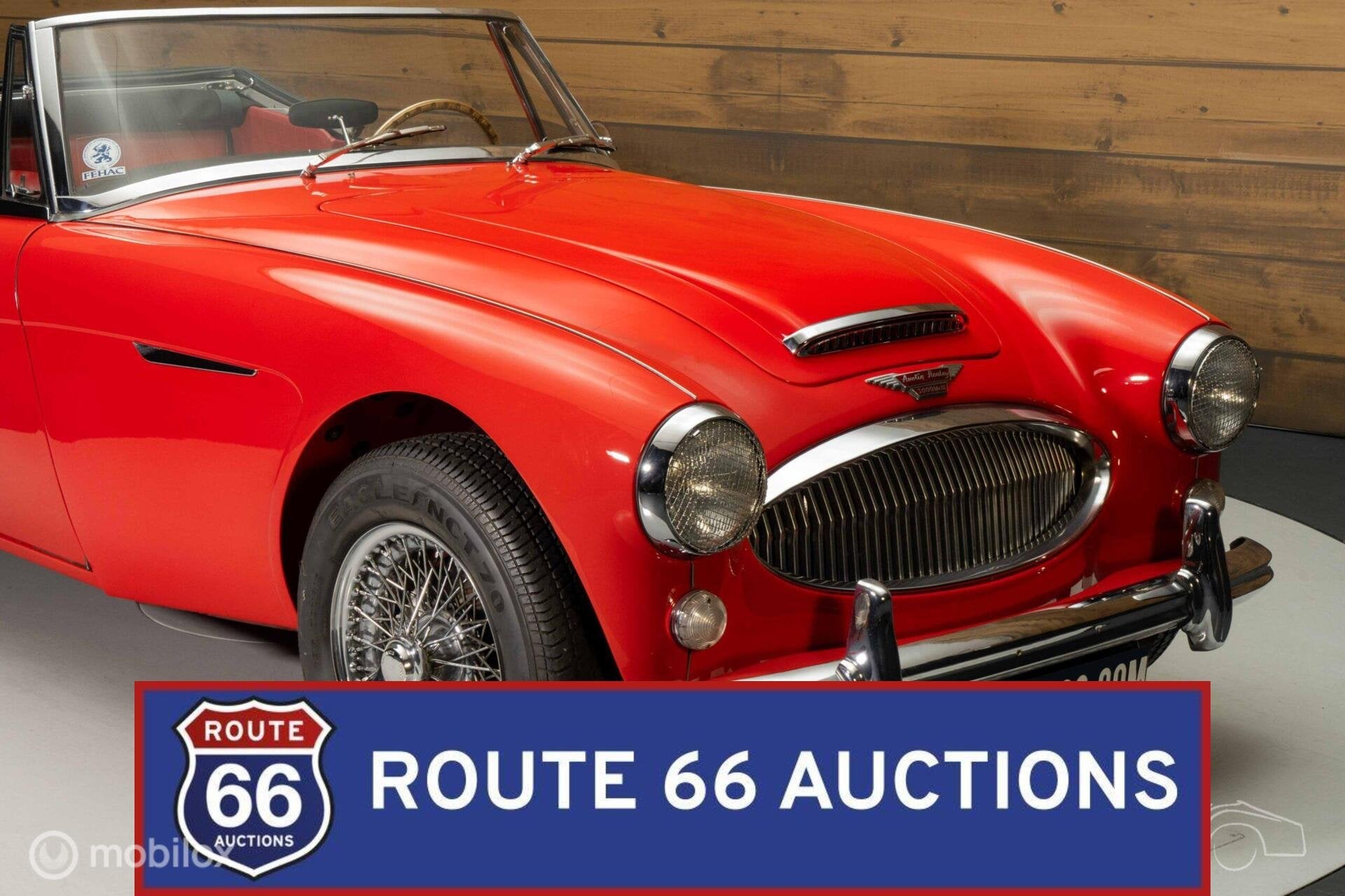 Austin Healey 3000 MK3 | 1966 | Route 66 Auctions, Austin, Zwart, Bedrijf, Handgeschakeld