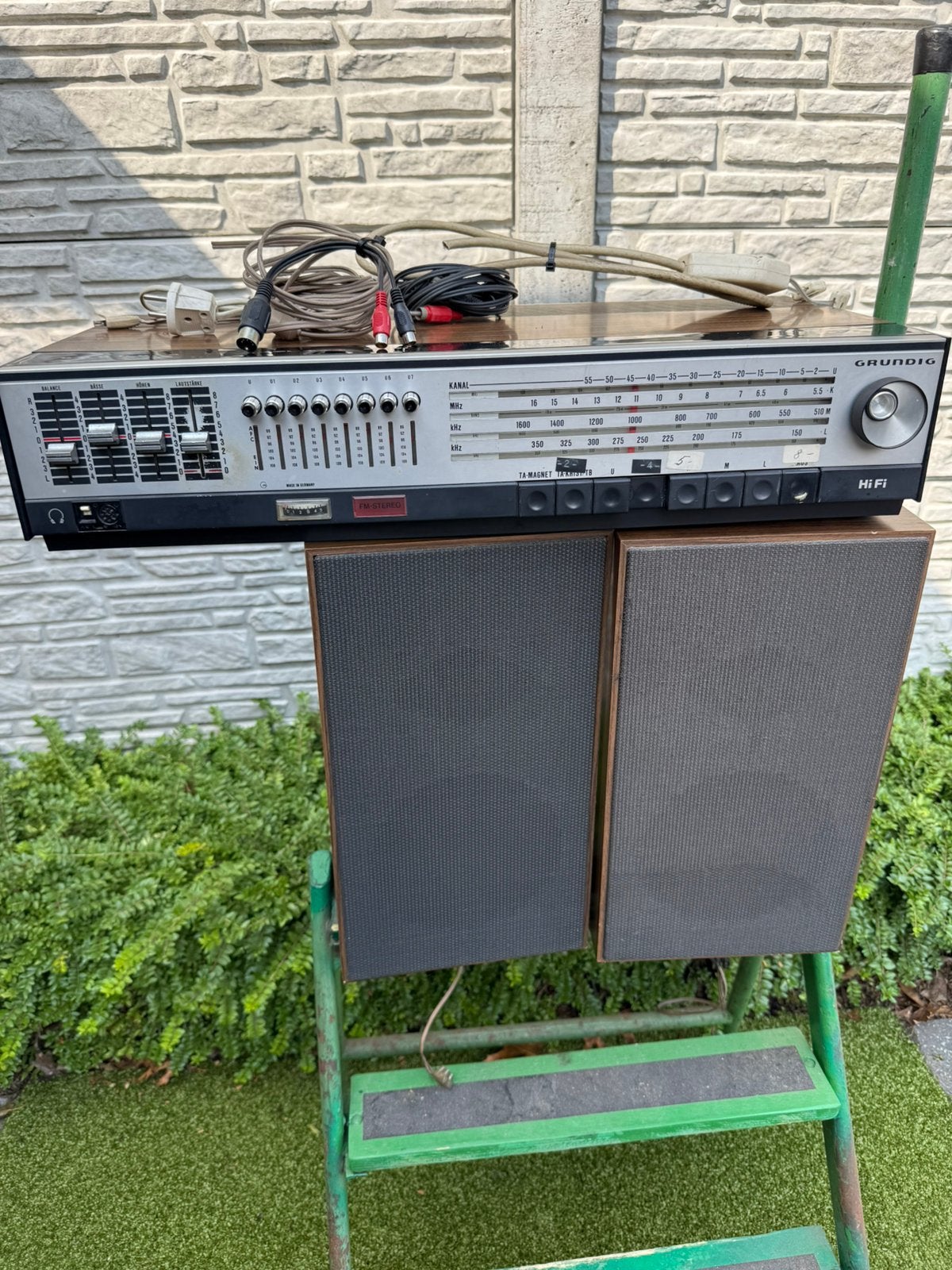 Grundig RTV800 HI Fi - Hifi-box 306 vintage, Enlèvement, Utilisé