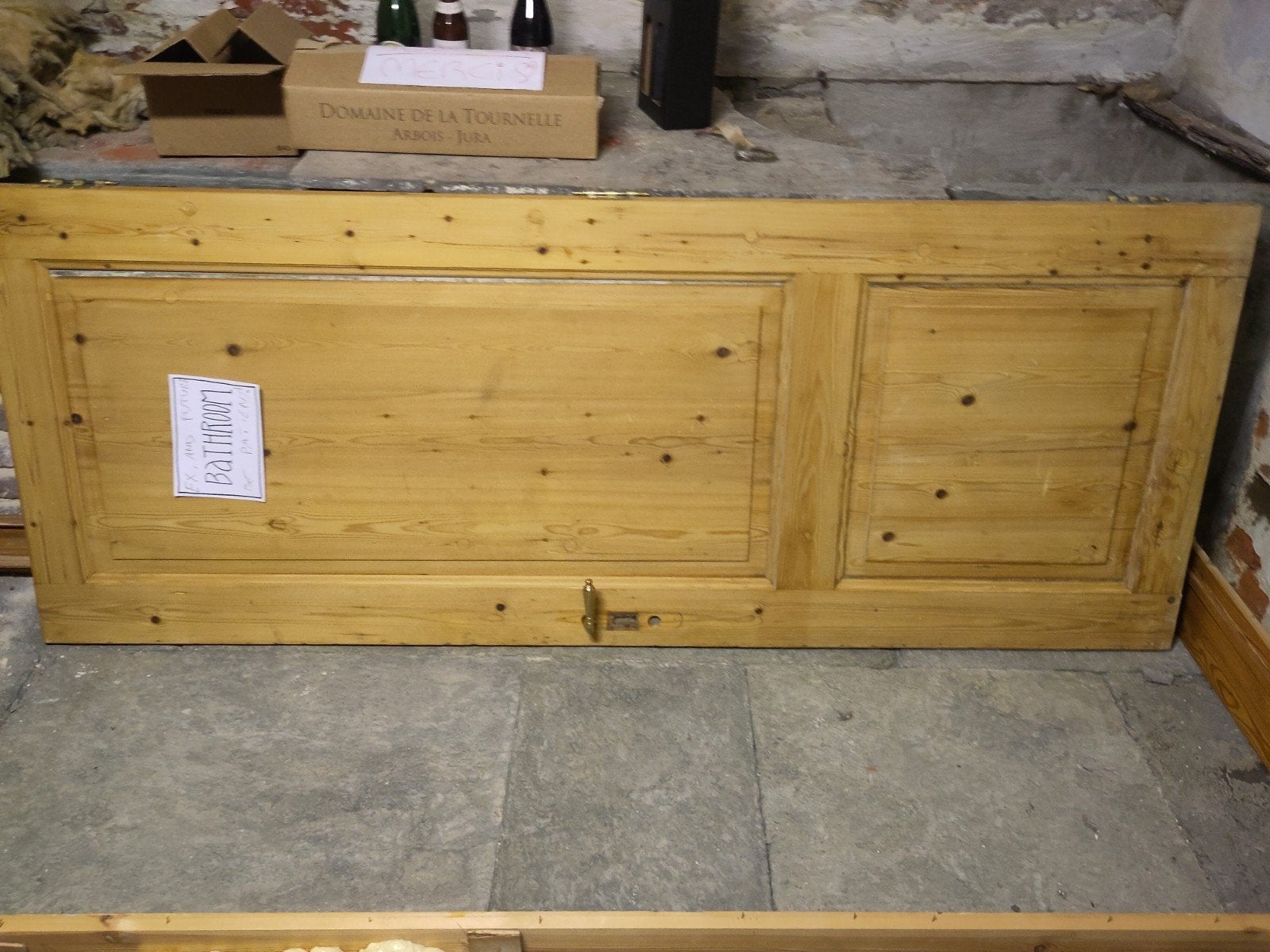 Porte intérieure en bois massif, Bricolage & Construction, Bois & Planches, Enlèvement