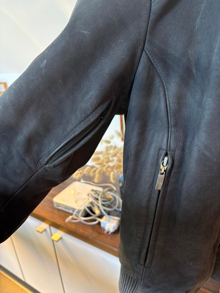 Motovest BMW Atlantis, bleu foncé, taille 40 (femmes), Motos, Enlèvement, Seconde main, Femmes, Manteau | cuir