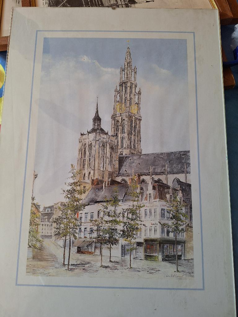 Dessin de la cathédrale d'Anvers, Enlèvement ou Envoi