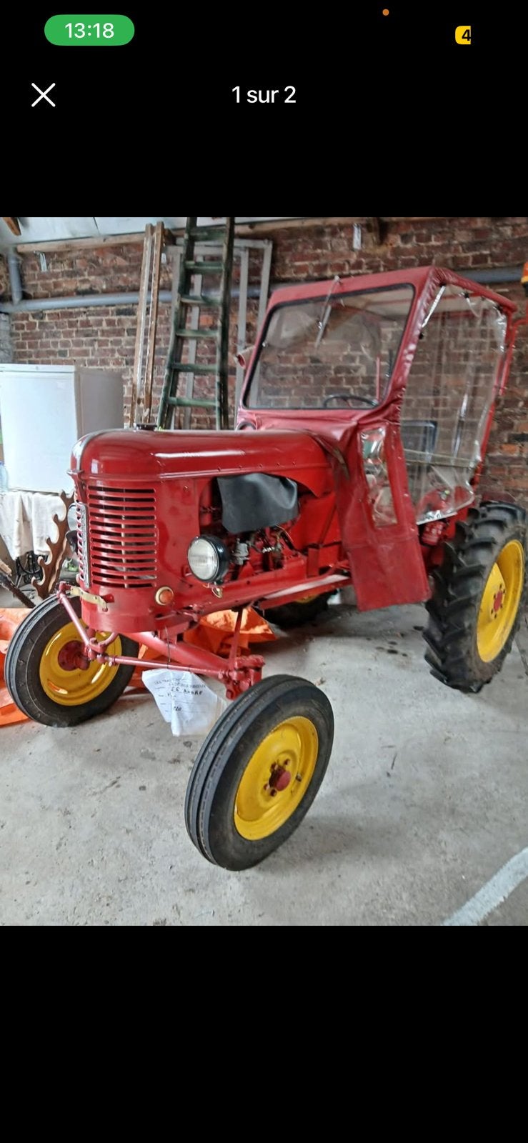 Massey harris pony, Enlèvement, Massey Ferguson