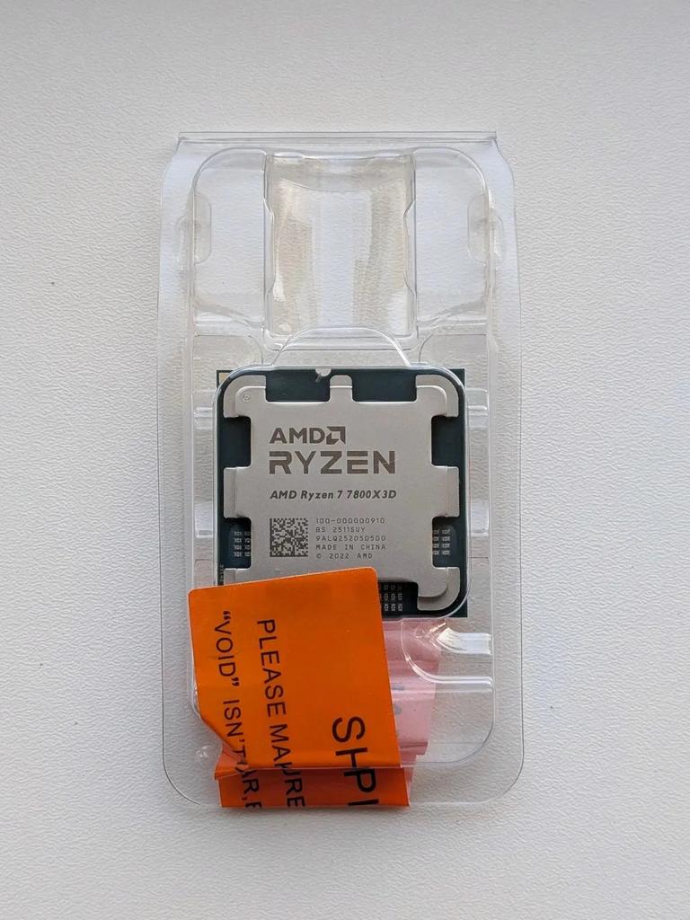 Ryzen 7 7800x3d Version Tray, Enlèvement ou Envoi, Neuf, 8-core, 4 Ghz ou plus