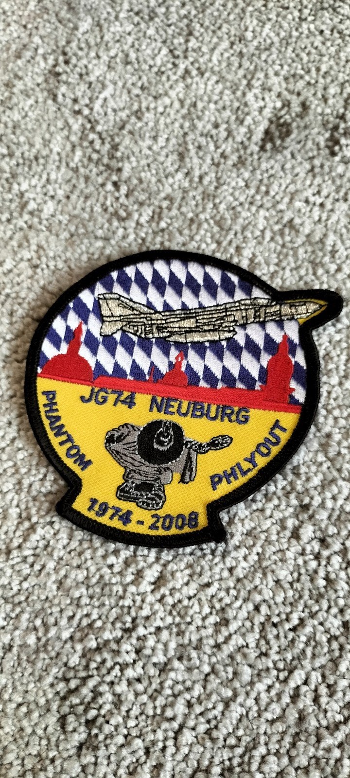 Patch phantom, Verzamelen, Luchtvaart en Vliegtuigspotten, Ophalen of Verzenden