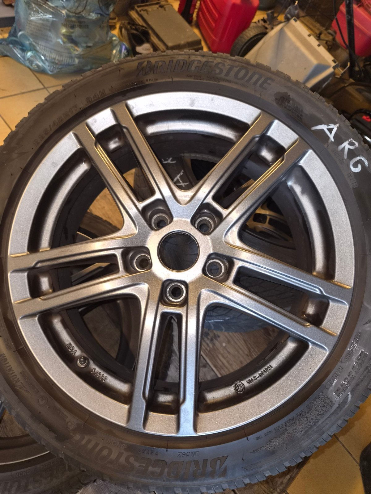 4 Jantes BMW 17" + capteurs pression, Enlèvement, 17 pouces, Pneu(s)