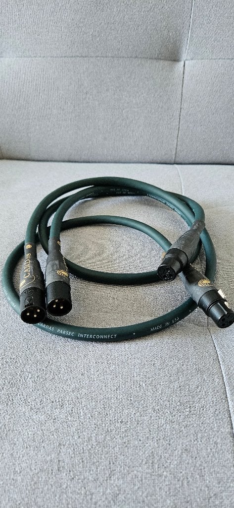 Cardas Parsec XLR Interconnects (1m Pair) – Like New, TV, Hi-fi & Vidéo, Câbles audio & Câbles de télévision, Envoi, Comme neuf