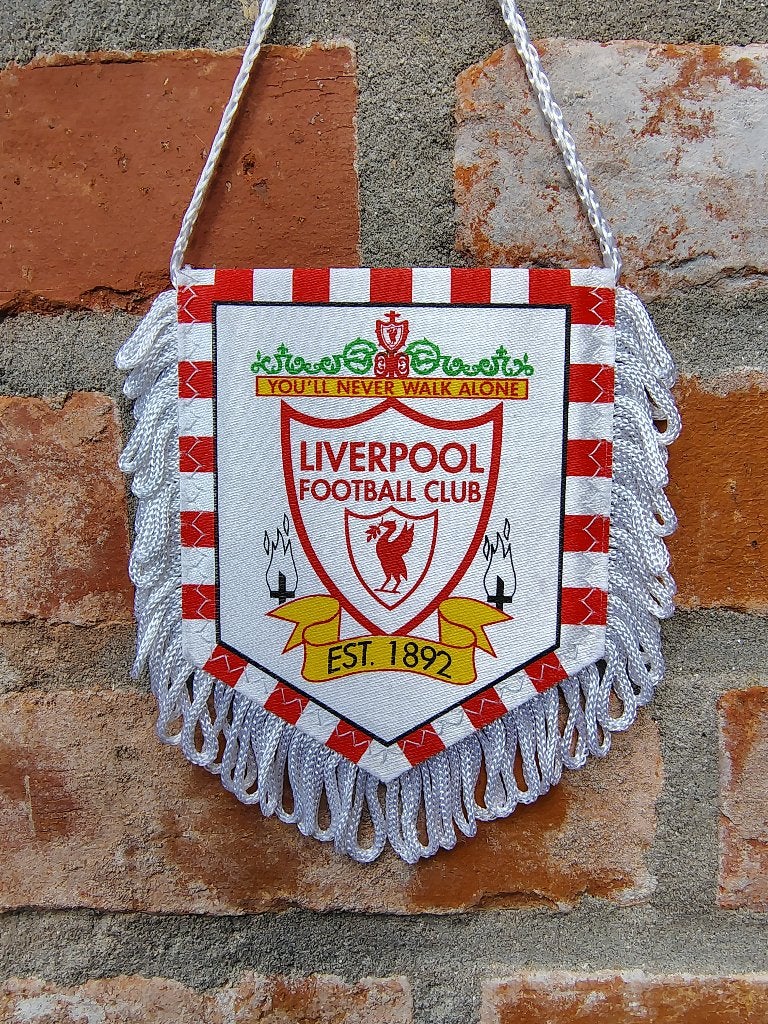 1990s FC Liverpool vintage fanion vaantje wimpel, Verzamelen, Ophalen of Verzenden