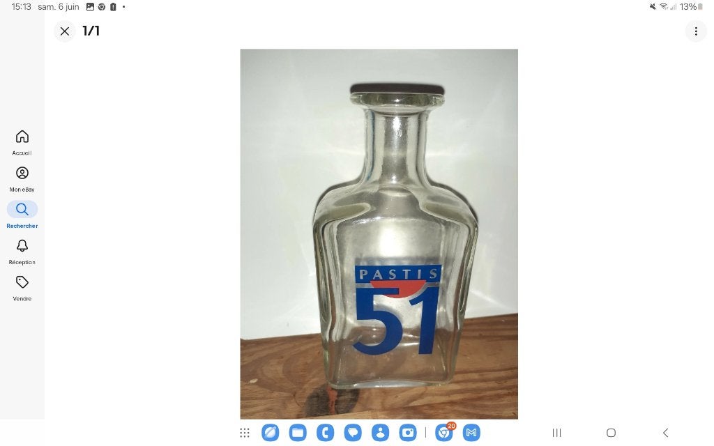 PICHET PASTIS 51, Collections, Marques & Objets publicitaires, Enlèvement, Neuf, Autres types